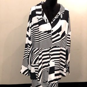 Black Abstract Matching Set